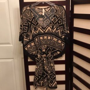 Aztec Print Dress